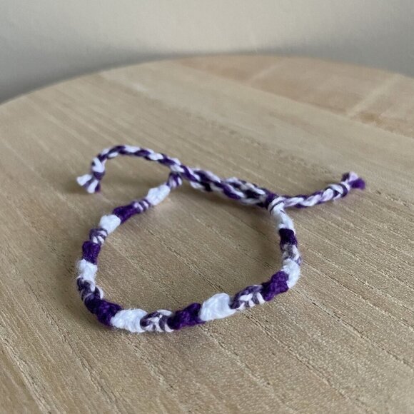 Gillian Bracelet, anklet, trendy, comfortable, tie, embroidery thread, woven, gi - Picture 1 of 1